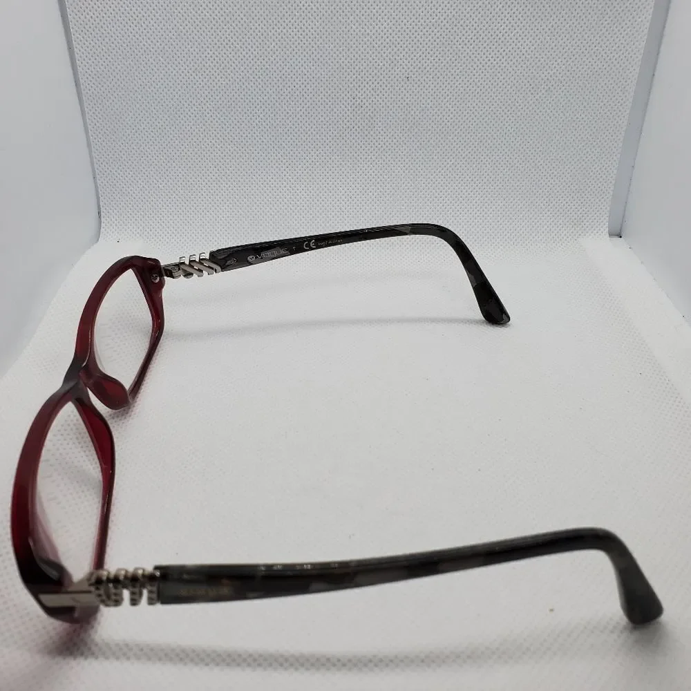 Vogue Red & Gray Prescription Glasses Frames